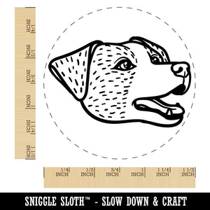 Jack Russell Terrier Dog Head Self-Inking Rubber Stamp for Stamping Crafting Planners