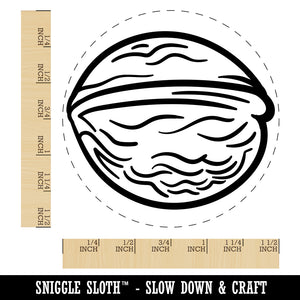 Walnut Drawing Self-Inking Rubber Stamp for Stamping Crafting Planners