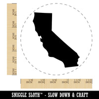 California State Silhouette Self-Inking Rubber Stamp for Stamping Crafting Planners