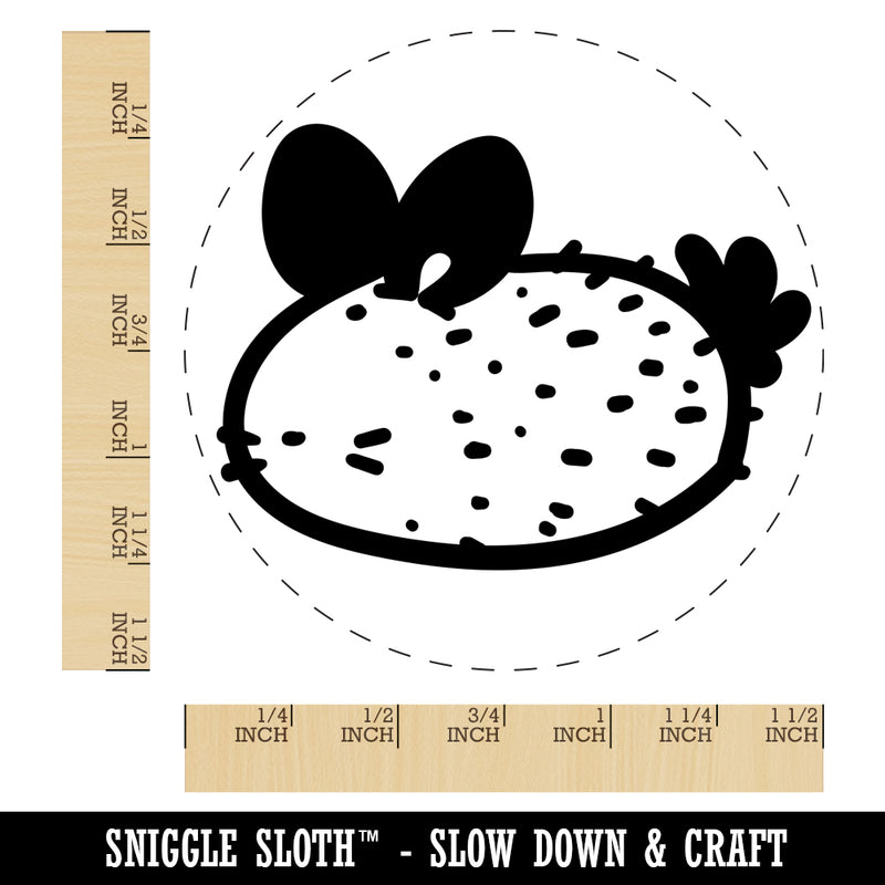 Kawaii Sea Bunny Slug Self-Inking Rubber Stamp for Stamping Crafting Planners