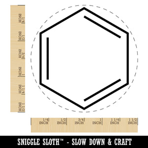 Benzene Ring for Organic Chemistry Science Self-Inking Rubber Stamp for Stamping Crafting Planners