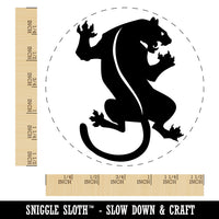 Black Panther Self-Inking Rubber Stamp for Stamping Crafting Planners