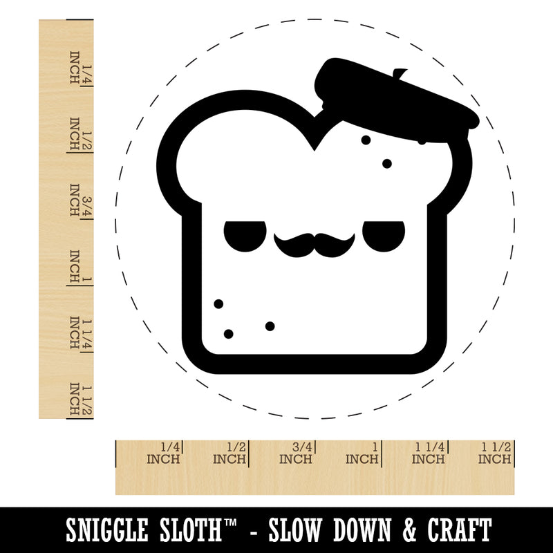 Cute and Kawaii French Toast Bread Self-Inking Rubber Stamp for Stamping Crafting Planners