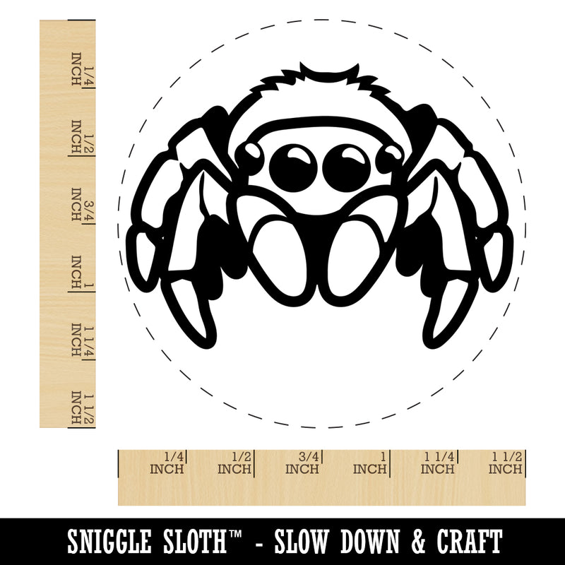 Cute Jumping Spider Self-Inking Rubber Stamp for Stamping Crafting Planners