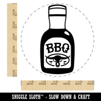 Delicious BBQ Barbecue Sauce Self-Inking Rubber Stamp for Stamping Crafting Planners