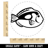 Regal Blue Tang Surgeonfish Fish Self-Inking Rubber Stamp for Stamping Crafting Planners