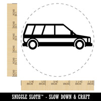 Station Wagon Family Car Vehicle Automobile Self-Inking Rubber Stamp for Stamping Crafting Planners