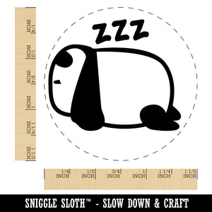 Very Tired Panda Doodle Napping Sleeping Resting Self-Inking Rubber Stamp for Stamping Crafting Planners