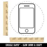 Mobile Tablet Phone Outline Self-Inking Rubber Stamp for Stamping Crafting Planners