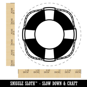 Nautical Lifesaver Buoy Preserver Self-Inking Rubber Stamp for Stamping Crafting Planners