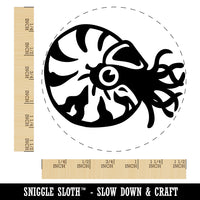 Charming Chambered Nautilus Sea Ocean Creature Self-Inking Rubber Stamp for Stamping Crafting Planners