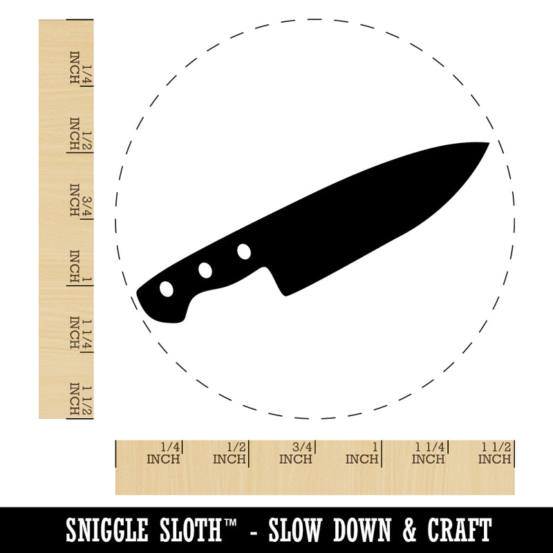 Chef Knife for Cooking Self-Inking Rubber Stamp for Stamping Crafting Planners