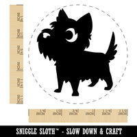 Lovable Cartoon Cairn Terrier Self-Inking Rubber Stamp for Stamping Crafting Planners