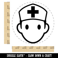 Occupation Medical Nurse Icon Self-Inking Rubber Stamp for Stamping Crafting Planners