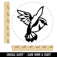 Sparrow Bird in Flight Self-Inking Rubber Stamp for Stamping Crafting Planners