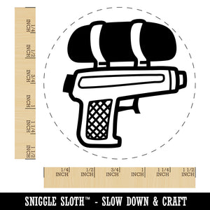 Toy Water Gun Pistol Self-Inking Rubber Stamp for Stamping Crafting Planners