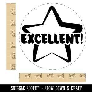 Excellent Star Teacher School Motivation Self-Inking Rubber Stamp for Stamping Crafting Planners