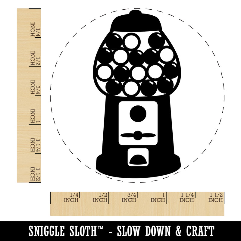 Gumball Machine Self-Inking Rubber Stamp for Stamping Crafting Planners