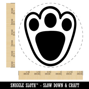 Easter Bunny Footprint Foot Print Self-Inking Rubber Stamp for Stamping Crafting Planners