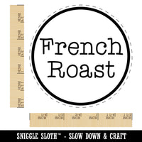 French Roast Coffee Label Self-Inking Rubber Stamp for Stamping Crafting Planners