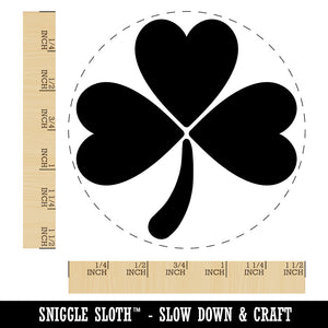 Three Leaf Clover Shamrock Self-Inking Rubber Stamp for Stamping Crafting Planners