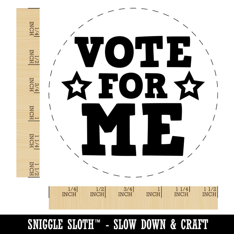 Vote For Me Voting Patriotic Funny Self-Inking Rubber Stamp for Stamping Crafting Planners