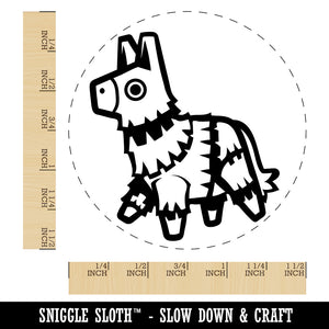Fiesta Donkey Party Pinata Self-Inking Rubber Stamp for Stamping Crafting Planners