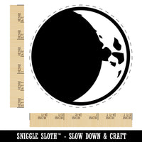 Waxing Crescent Moon Phase Self-Inking Rubber Stamp for Stamping Crafting Planners