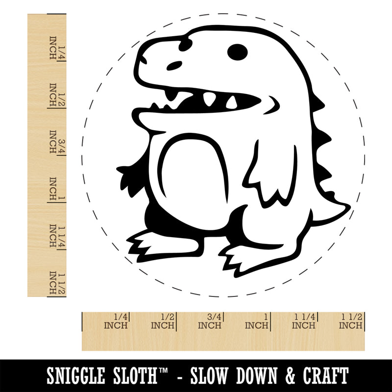 Silly Cartoon Dinosaur Self-Inking Rubber Stamp Ink Stamper for Stamping Crafting Planners