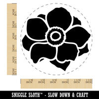 Anemone Flower Self-Inking Rubber Stamp Ink Stamper for Stamping Crafting Planners