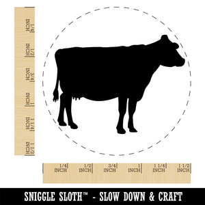 Solid Cow Farm Animal Self-Inking Rubber Stamp Ink Stamper for Stamping Crafting Planners