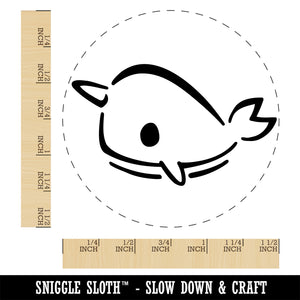 Sweet Narwhal Unicorn of the Sea Self-Inking Rubber Stamp Ink Stamper for Stamping Crafting Planners