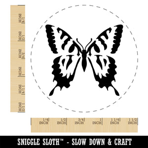 Tiger Swallowtail Butterfly Insect Bug Self-Inking Rubber Stamp Ink Stamper for Stamping Crafting Planners