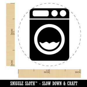 Washing Machine Laundry Self-Inking Rubber Stamp for Stamping Crafting Planners