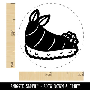 Funny Sea Bunny Shaped Sushi Nudibranch Self-Inking Rubber Stamp for Stamping Crafting Planners