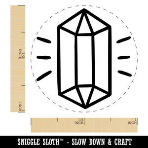 Hand Drawn Crystal Healing Meditation Roleplaying Game Self-Inking Rubber Stamp for Stamping Crafting Planners