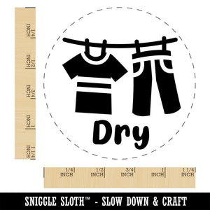 Laundry Hanging Dry Self-Inking Rubber Stamp Ink Stamper for Stamping Crafting Planners