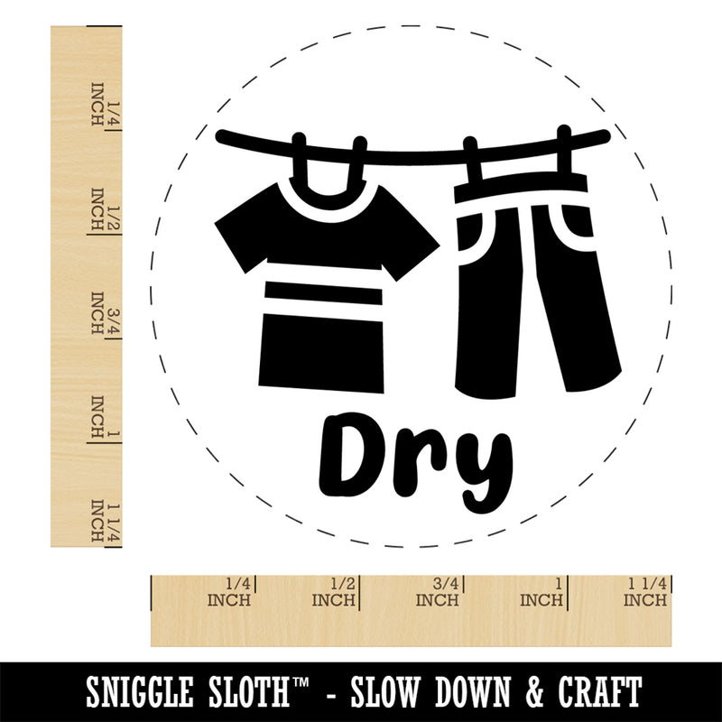 Laundry Hanging Dry Self-Inking Rubber Stamp Ink Stamper for Stamping Crafting Planners