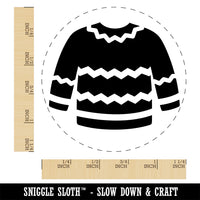 Winter Sweater Self-Inking Rubber Stamp Ink Stamper for Stamping Crafting Planners