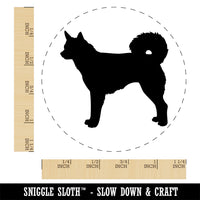 Alaskan Klee Kai Dog Solid Self-Inking Rubber Stamp Ink Stamper for Stamping Crafting Planners