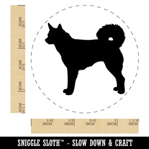 Alaskan Klee Kai Dog Solid Self-Inking Rubber Stamp Ink Stamper for Stamping Crafting Planners