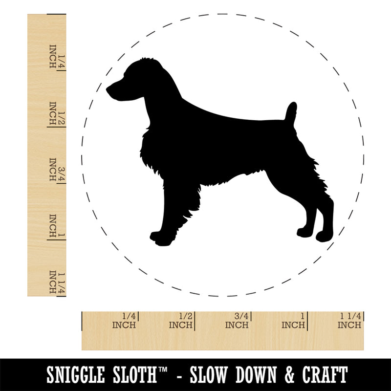 Brittany Spaniel Dog Solid Self-Inking Rubber Stamp Ink Stamper for Stamping Crafting Planners