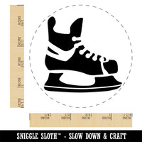 Hockey Ice Skates Skating Blades Self-Inking Rubber Stamp Ink Stamper for Stamping Crafting Planners