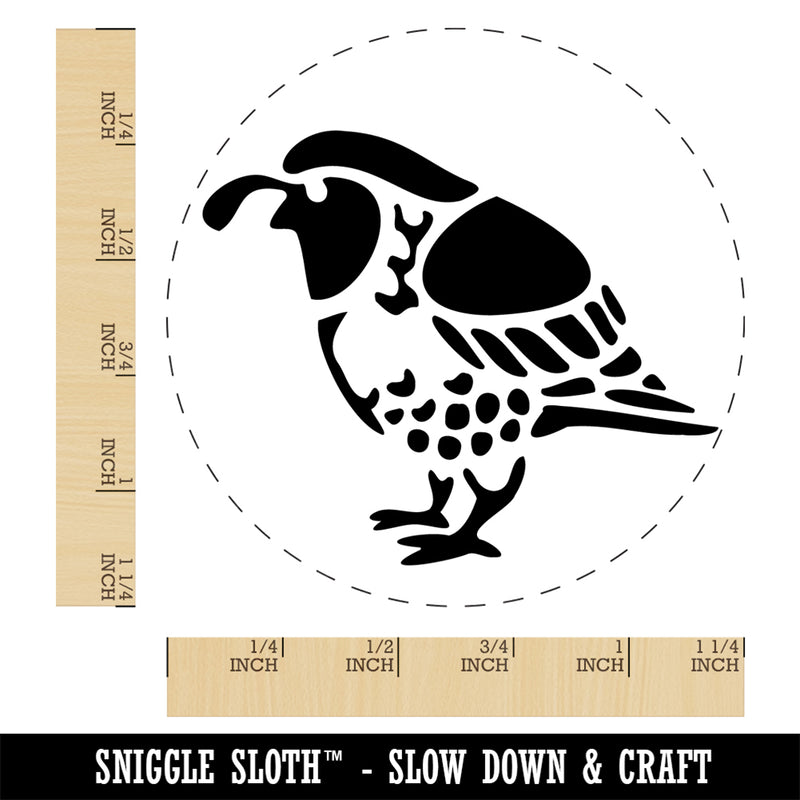 Southwestern Style Tribal Quail Bird Self-Inking Rubber Stamp Ink Stamper for Stamping Crafting Planners