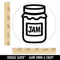 Jar of Jam Jelly Canning Self-Inking Rubber Stamp Ink Stamper for Stamping Crafting Planners