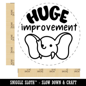 Huge Improvement Elephant Teacher Student Self-Inking Rubber Stamp Ink Stamper for Stamping Crafting Planners