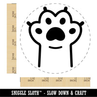 Outstretched Cat Paw Beans Self-Inking Rubber Stamp Ink Stamper for Stamping Crafting Planners