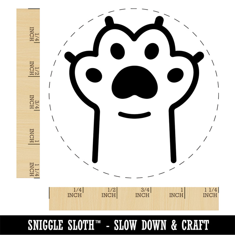 Outstretched Cat Paw Beans Self-Inking Rubber Stamp Ink Stamper for Stamping Crafting Planners
