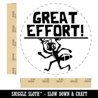 Great Effort Strong Ant Carrying Teacher Student Self-Inking Rubber Stamp Ink Stamper for Stamping Crafting Planners