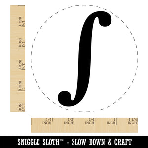 Integral Math Symbol Self-Inking Rubber Stamp Ink Stamper for Stamping Crafting Planners